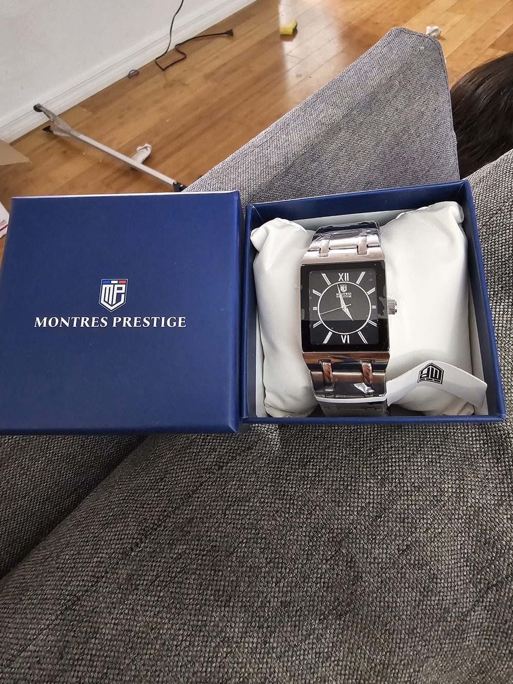 Men's Black Dial Stainless Steel Bracelet Watch